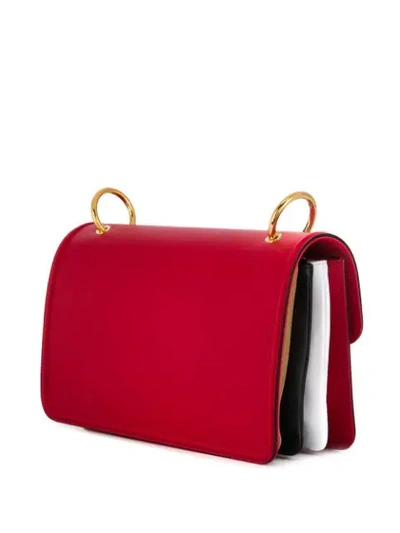 Shop Marni Beat Shoulder Bag In Red