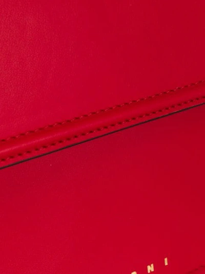 Shop Marni Beat Shoulder Bag In Red