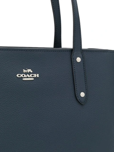 Shop Coach Central Tote Bag In Blue