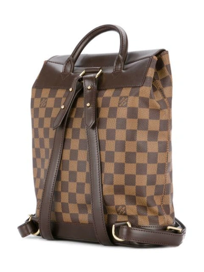 Pre-owned Louis Vuitton Soho Backpack In Brown