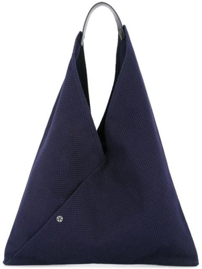 Shop Cabas N39 Triangle Tote In Blue