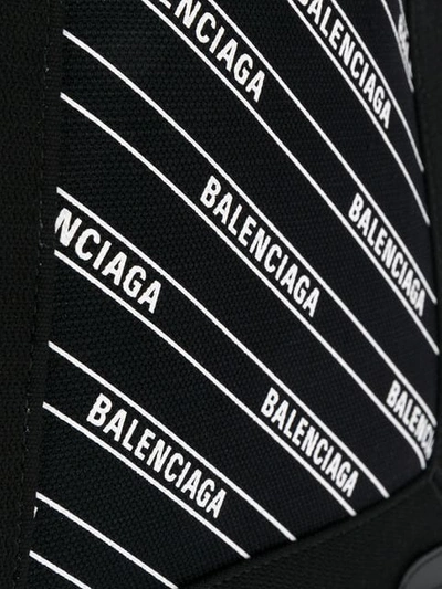 Shop Balenciaga 'cabas Xs' Handtasche In 1000 -  Black White