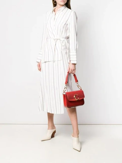 Shop Chloé C Shoulder Bag In Red