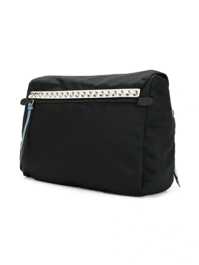 Shop Prada Stud-detail Belt Bag In Black