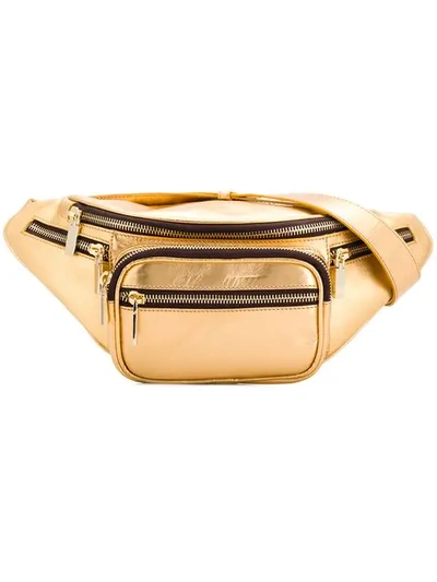 Shop Manokhi Belt Bag In Gold
