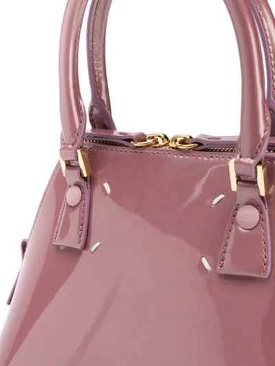 Shop Maison Margiela Mini 5ac Tote Bag In Purple