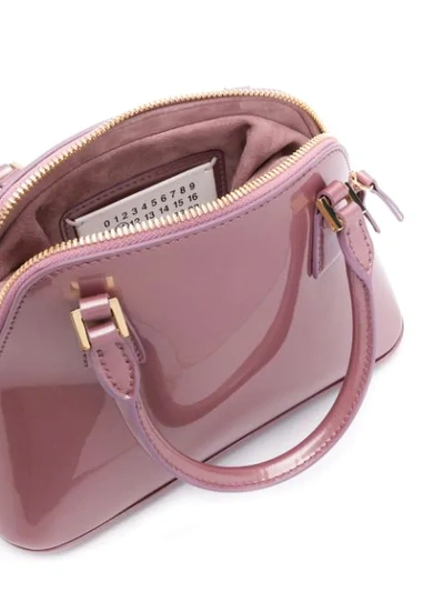 Shop Maison Margiela Mini 5ac Tote Bag In Purple