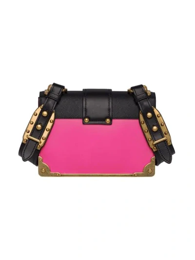 Shop Prada Cahier Shoulder Bag In Pink