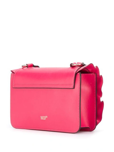 Shop Red Valentino Rock Ruffle Crossbody Bag - Pink