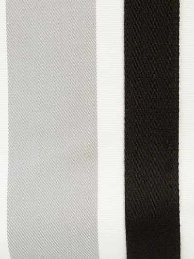 Shop Calvin Klein 205w39nyc Striped Tote Bag In Grey