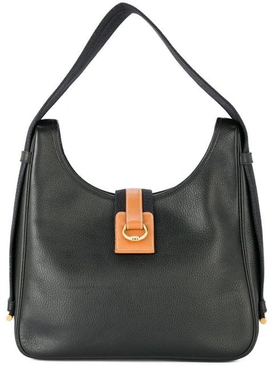 Pre-owned Hermes 1991  Sako Shoulder Bag In Black
