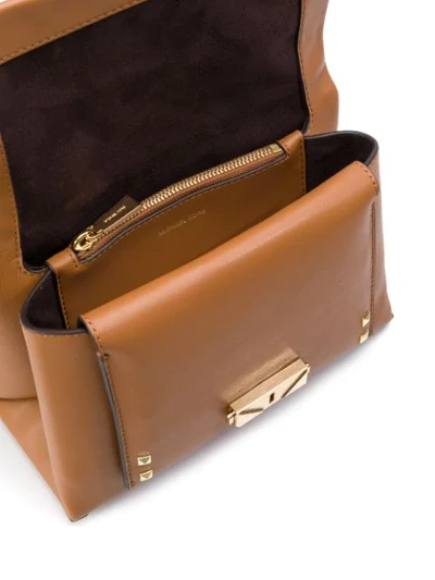 Shop Michael Michael Kors Cece Shoulder Bag In Brown