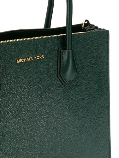 Shop Michael Michael Kors Large Mercer Tote In Green
