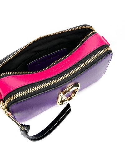 Shop Marc Jacobs The Snapshot Small Camera Bag In Purple