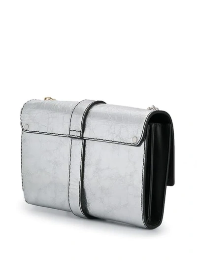 Shop Proenza Schouler Ps11 Chain Crossbody Bag In Silver