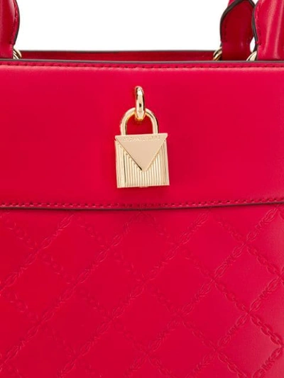 Shop Michael Michael Kors Large Gramercy Tote Bag In Red