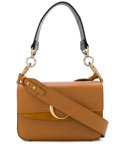 Shop Chloé C Shoulder Bag In Brown
