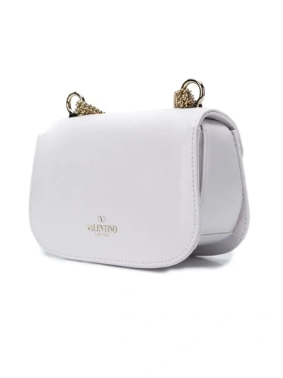 Shop Valentino Garavani Vltn Crossbody Bag In White