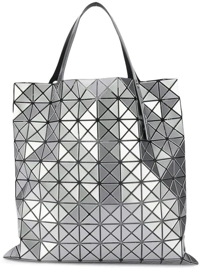 BAO BAO ISSEY MIYAKE LUCENT FROST TOTE - 银色