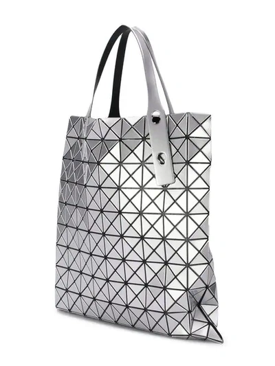 Shop Bao Bao Issey Miyake Lucent Frost Tote In Silver