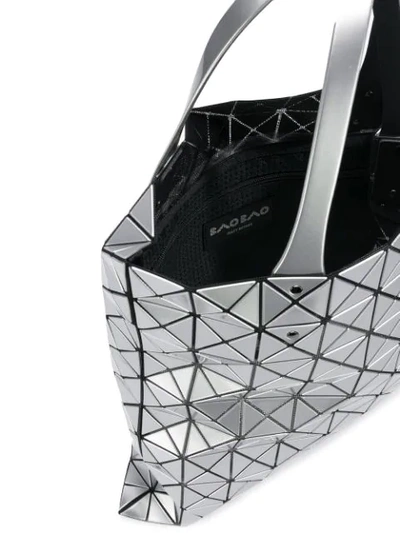 Shop Bao Bao Issey Miyake Lucent Frost Tote In Silver