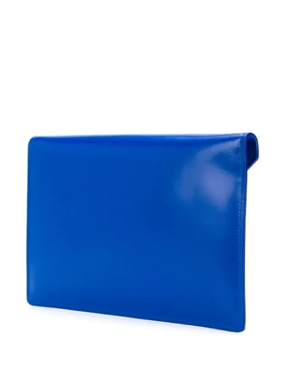 Shop Vivienne Westwood Orb Clutch In Blue