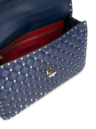 Shop Valentino Garavani 'rockstud Spike' Handtasche In Blue
