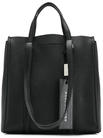 Shop Marc Jacobs The Tag Tote Bag In Black