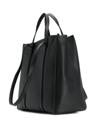 Shop Marc Jacobs The Tag Tote Bag In Black