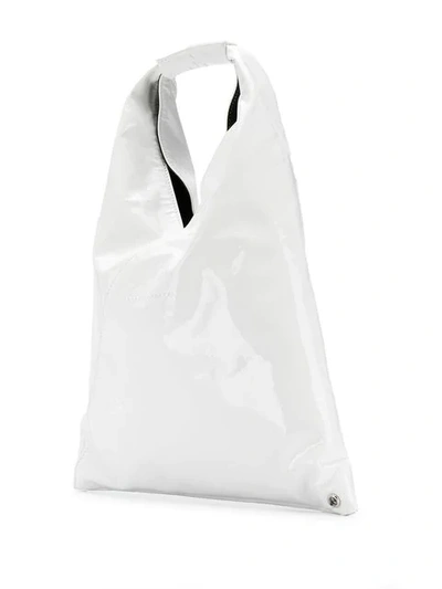 Shop Mm6 Maison Margiela Japanese Tote Bag In White