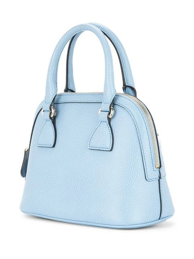 Pre-owned Gucci Gg Charm 2way Bag In Blue