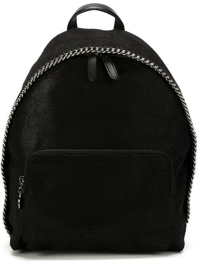 Shop Stella Mccartney Falabella Backpack In Black