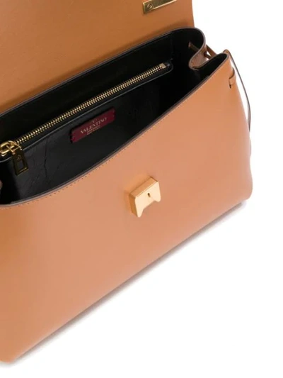 Shop Valentino Garavani Vring Shoulder Bag In Neutrals