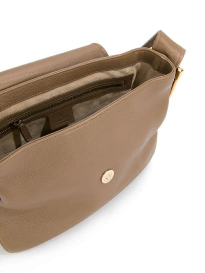 Pre-owned Gucci Logos Shoulder Bag In Brown