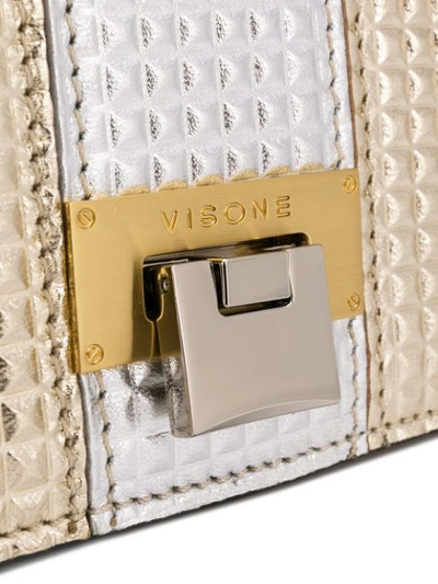 Shop Visone Nicole Small Shoulder Bag - Gold