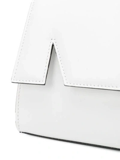 Shop Msgm M Belt Bag In White