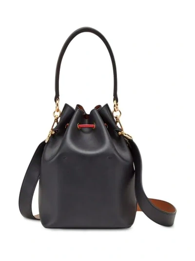 Shop Fendi Mon Tresor Bucket Bag In Black