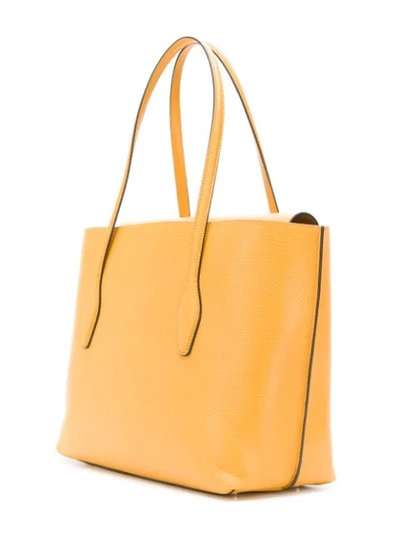 Shop Tod's Joy Medium Tote Bag In Yellow