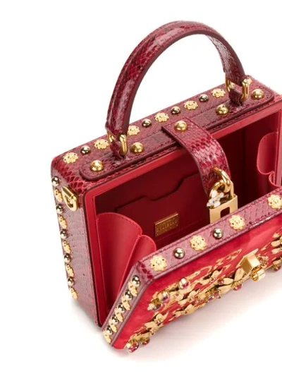 Shop Dolce & Gabbana Dolce Box Bag In Red