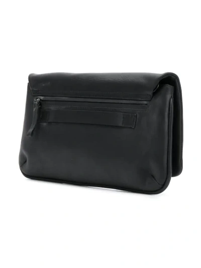 Shop Marsèll Flap Crossbody Bag In Black