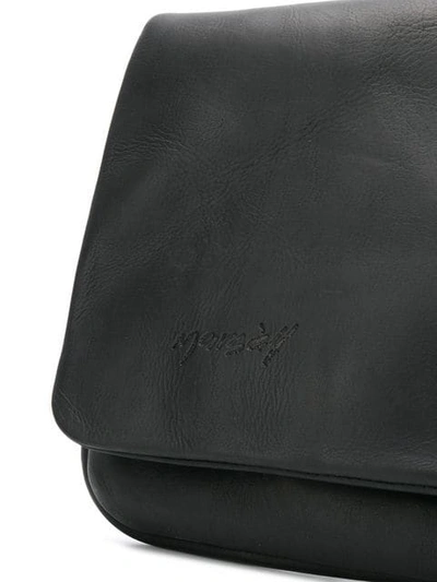 Shop Marsèll Flap Crossbody Bag In Black