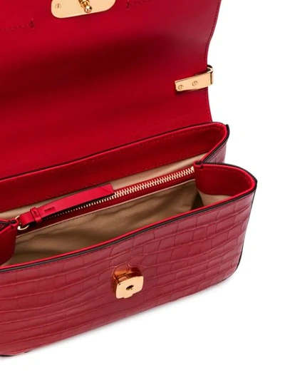 Shop Chloé Kleine Schultertasche Mit C In 634 Dusky Red