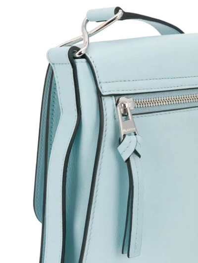 Shop Jw Anderson Disc Crossbody Bag In Blue