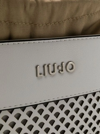 Shop Liu •jo Liu Jo Logo Cross-body Bag - White