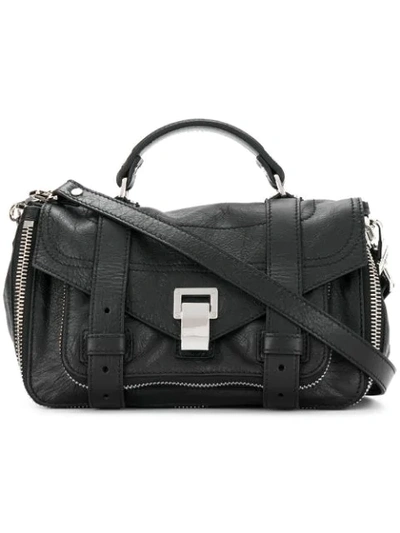 Shop Proenza Schouler Zip Ps1+ Tiny Zip Bag In Black