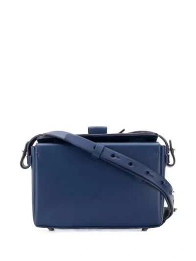 Shop Nico Giani Mini Box Shoulder Bag - Blue