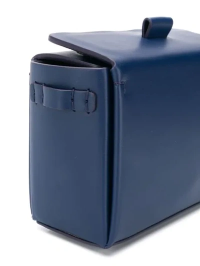 Shop Nico Giani Mini Box Shoulder Bag - Blue