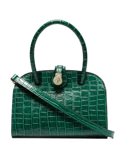 Shop Manu Atelier Micro Ladybird Bag In  Green