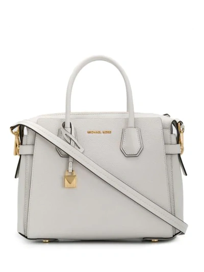 Shop Michael Michael Kors Mercer Tote In White