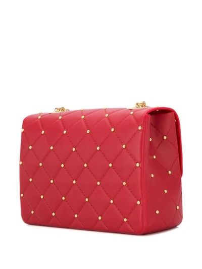 Shop Designinverso Quilted Shoulder Bag - Red
